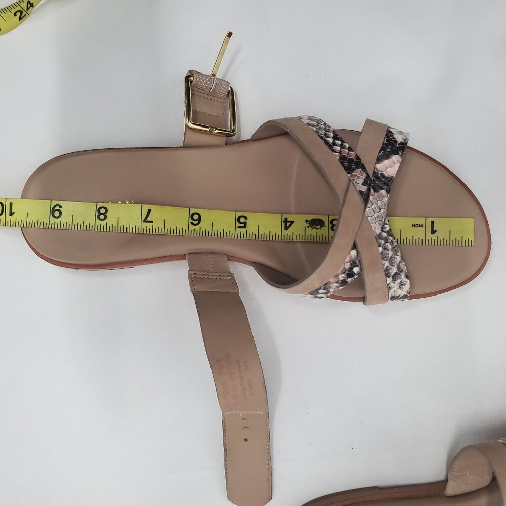 Cole Haan Women's Python-Print Fairen Grand Slide Flat Sandals Size 7.5 B - Picture 15 of 16